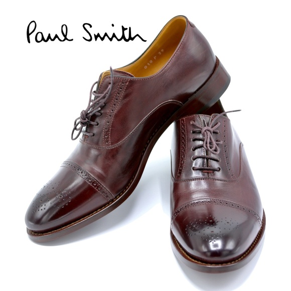 Paul smith burgundy shoes Clearance